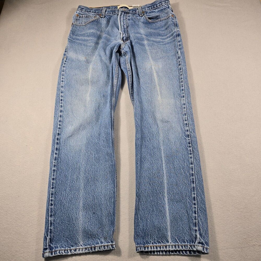 Levi's 505 Men's 36x32 Light Wash Jeans Regular Fit Mexico